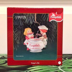 EUC Campbell's Kids Carlton Cards Heritage Ornament in Original Box